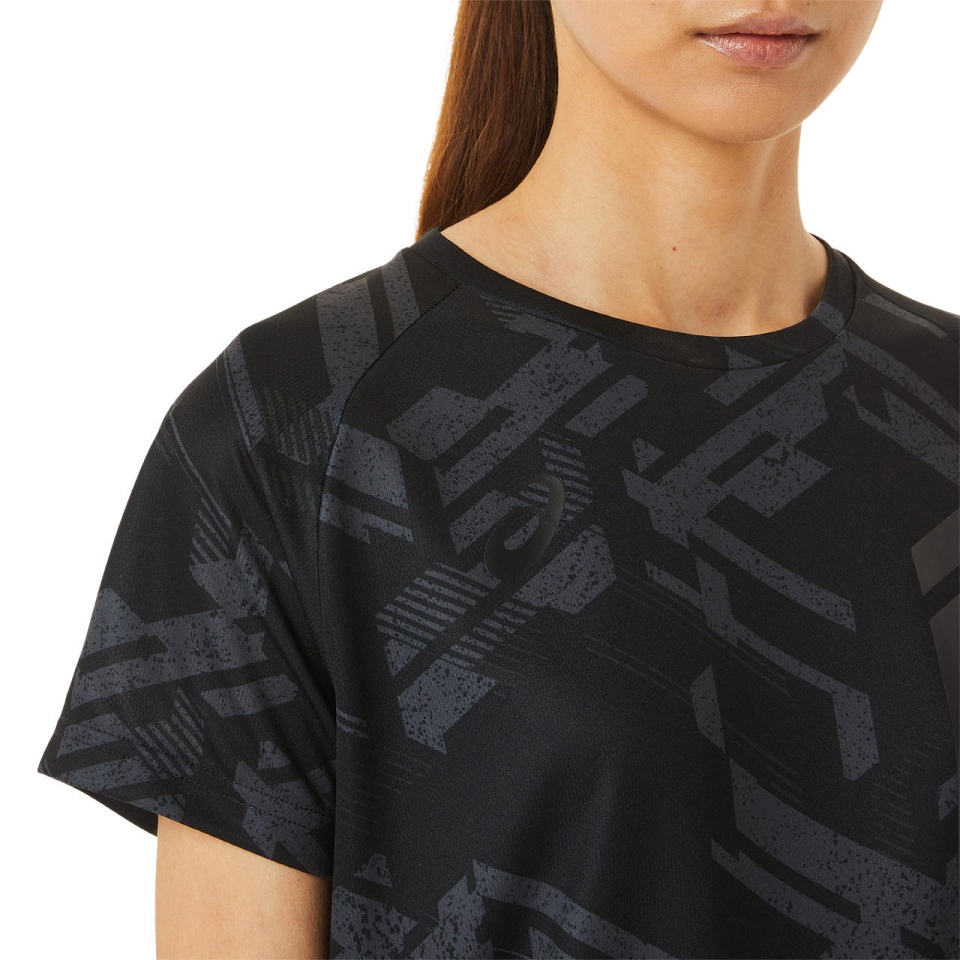 Asics 35 W LIMO GRAPHIC SS TOP Black