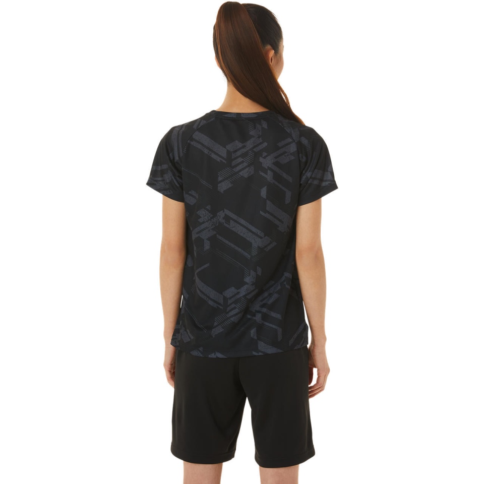 Asics 35 W LIMO GRAPHIC SS TOP Black