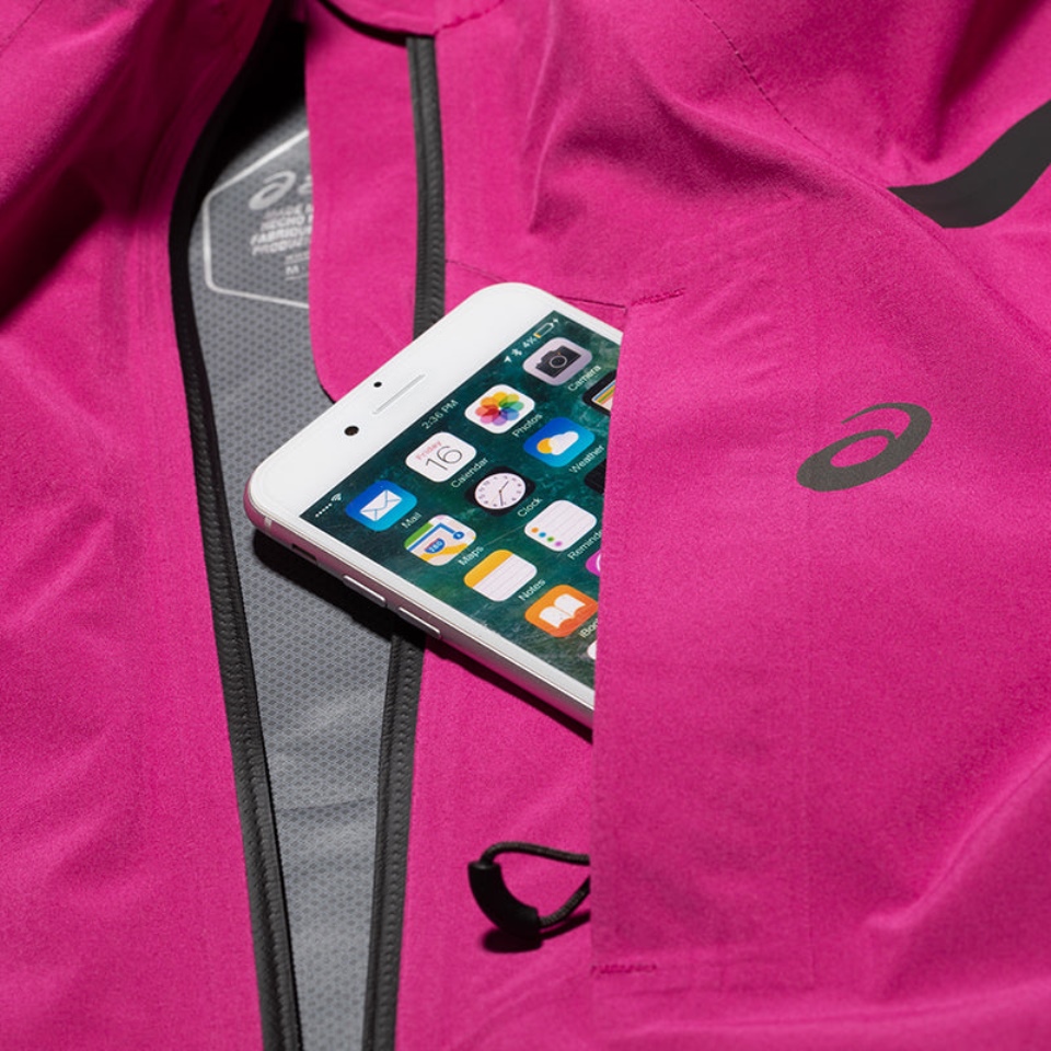 Asics ACCELERATE WATERPROOF 20 JACKET Fuchsia