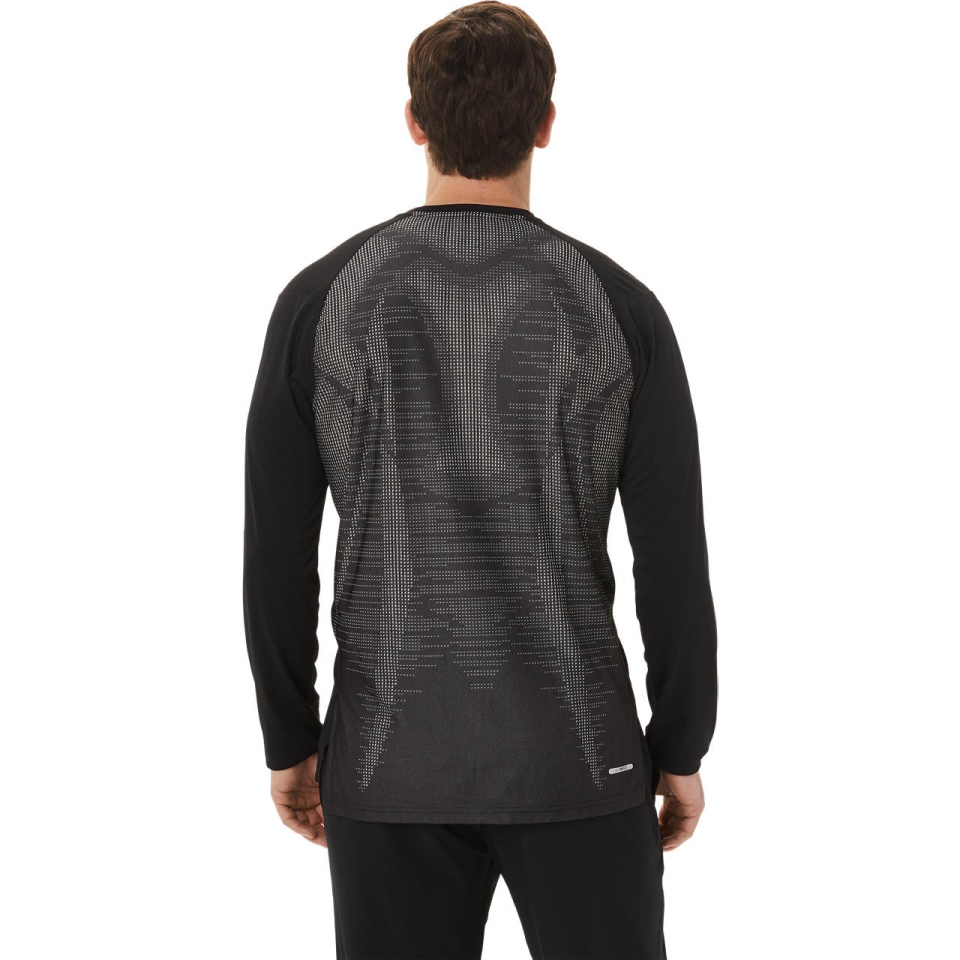 Asics ACTIBREEZE JACQUARD LS TOP Black