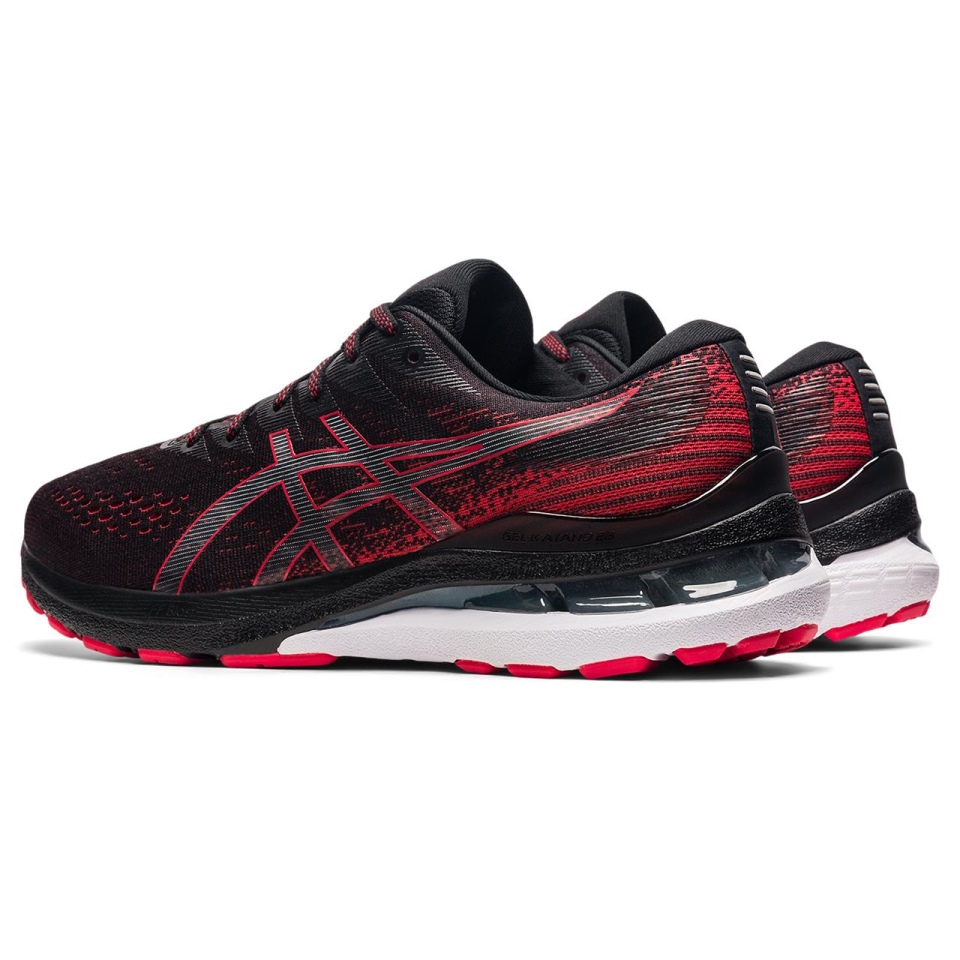 Asics GEL-KAYANO 28 Black-Electric red