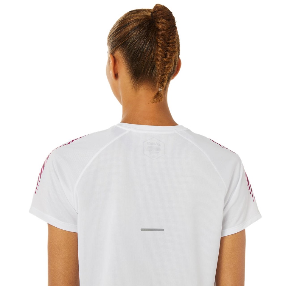 Asics ICON SS TOP WOMEN EASTERN White