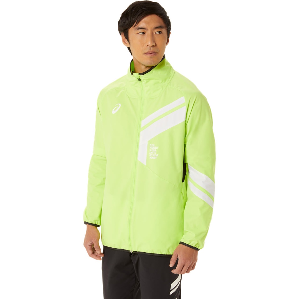 Asics LIMO CLOTH FZ JACKET Green