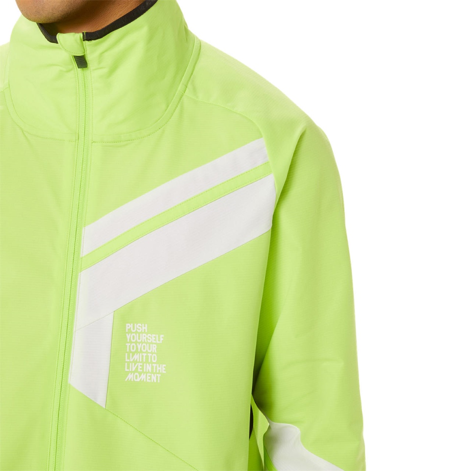 Asics LIMO CLOTH FZ JACKET Green