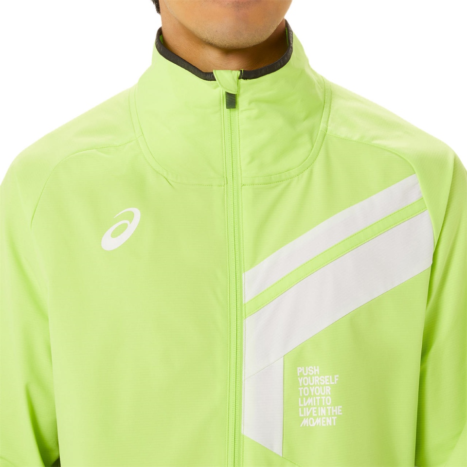 Asics LIMO CLOTH FZ JACKET Green