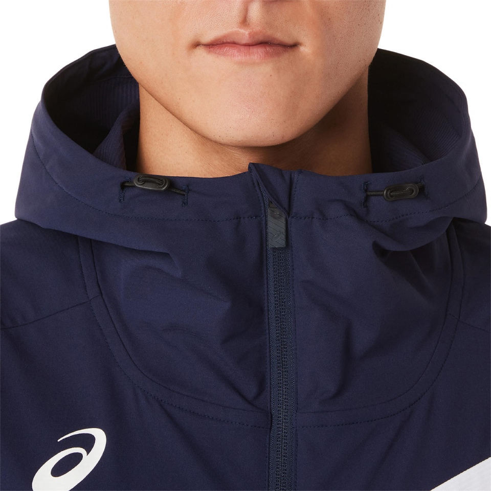 Asics LIMO CLOTH HD FZ JACKET Peacoat