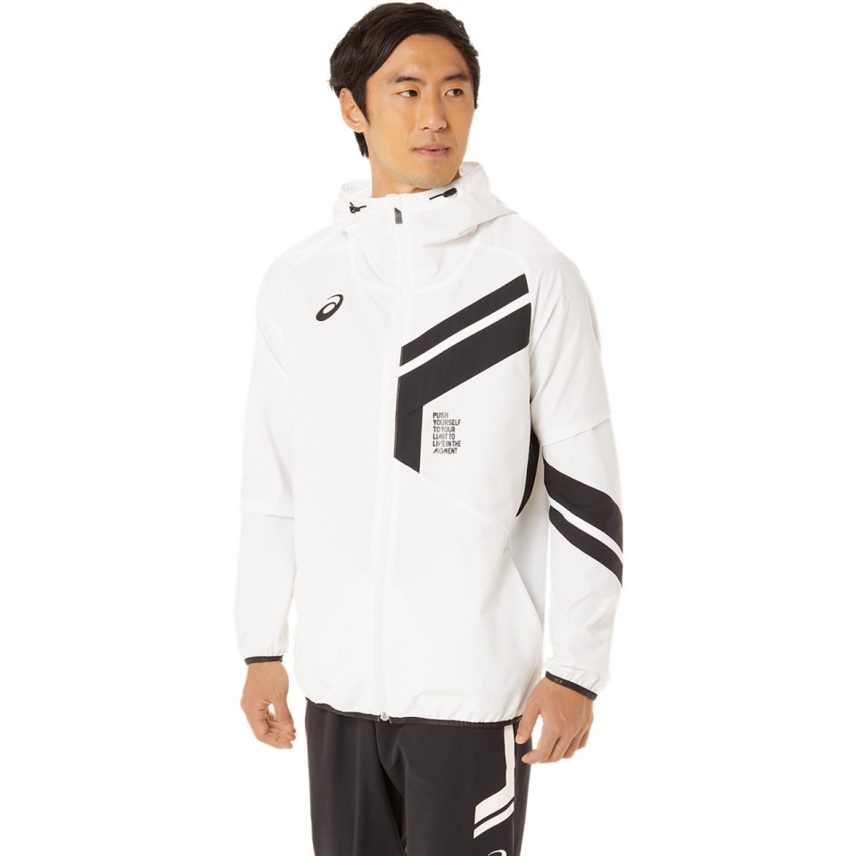 Asics LIMO CLOTH HD FZ JACKET White