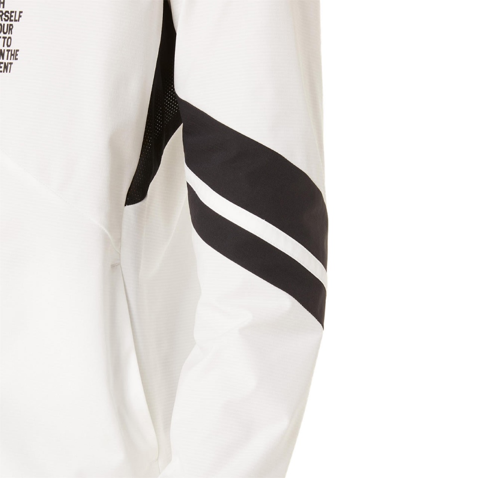 Asics LIMO CLOTH HD FZ JACKET White