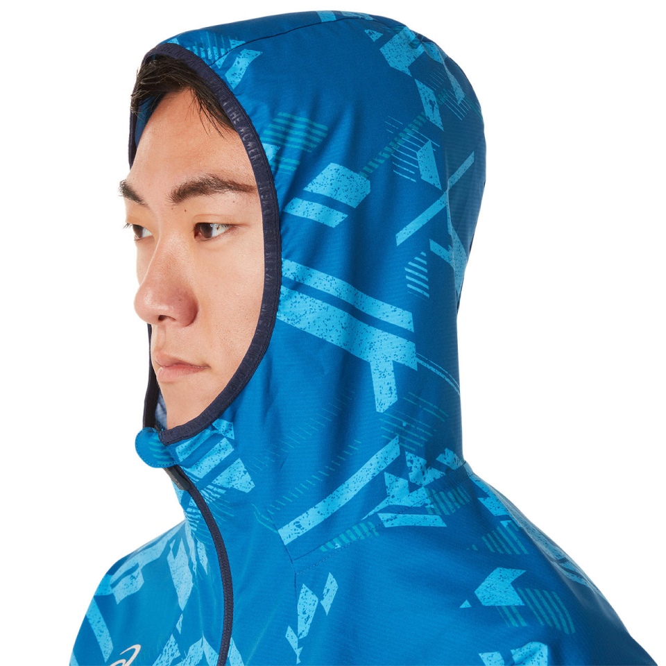 Asics LIMO GPX CLOTH FZ HOODIE Lake