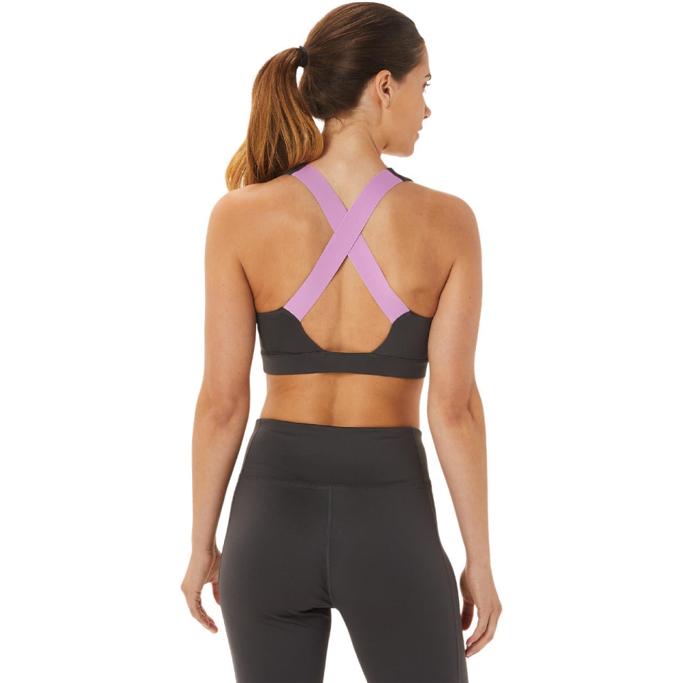 Asics WOMEN CROSS BACK STRAPPED BRA Obsidian