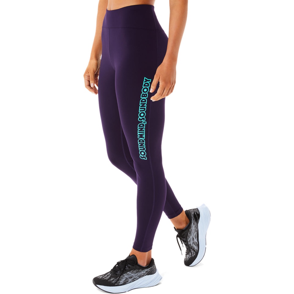 Asics WOMEN LOGO GRAPHIC TIGHT Night