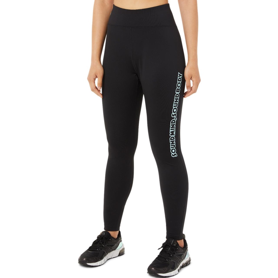 Asics WOMEN LOGO GRAPHIC TIGHT WOMEN WESTERN Black