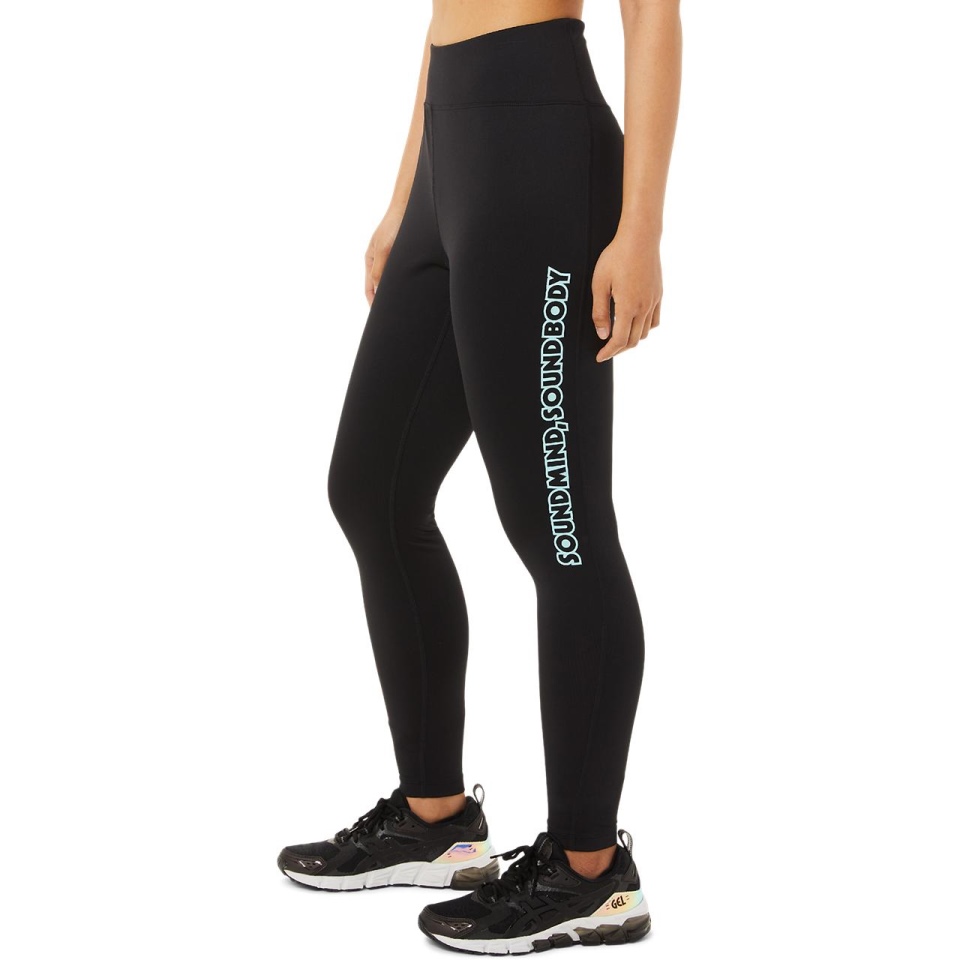 Asics WOMEN LOGO GRAPHIC TIGHT WOMEN WESTERN Black