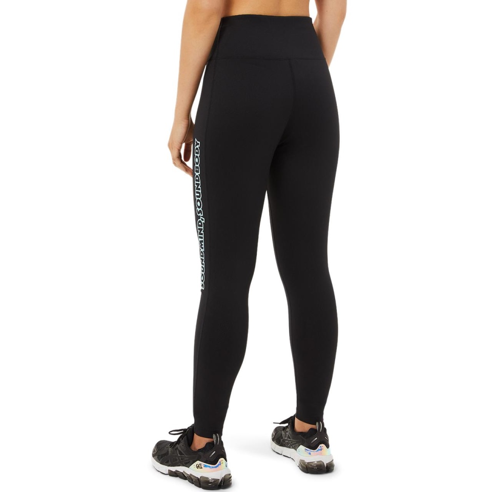 Asics WOMEN LOGO GRAPHIC TIGHT WOMEN WESTERN Black