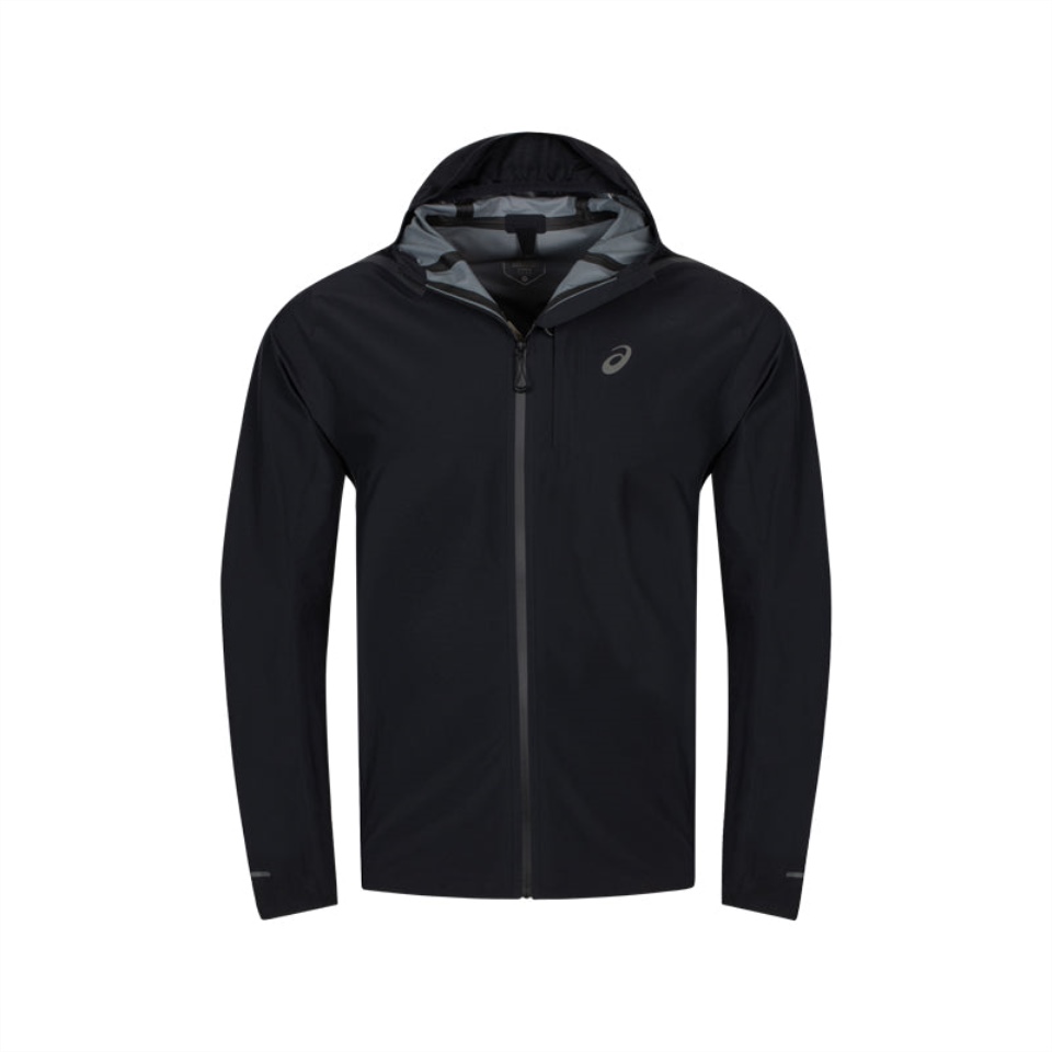 Black Asics ACCELERATE WATERPROOF 20 JACKET