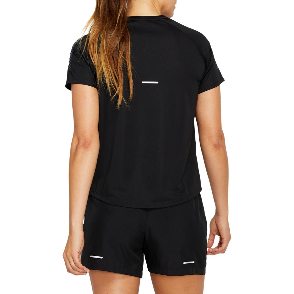 Black Asics ICON SS TOP WOMEN EASTERN