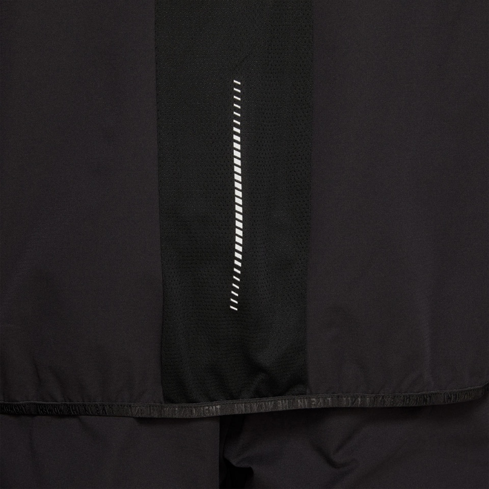 Black Asics LIMO CLOTH FZ JACKET