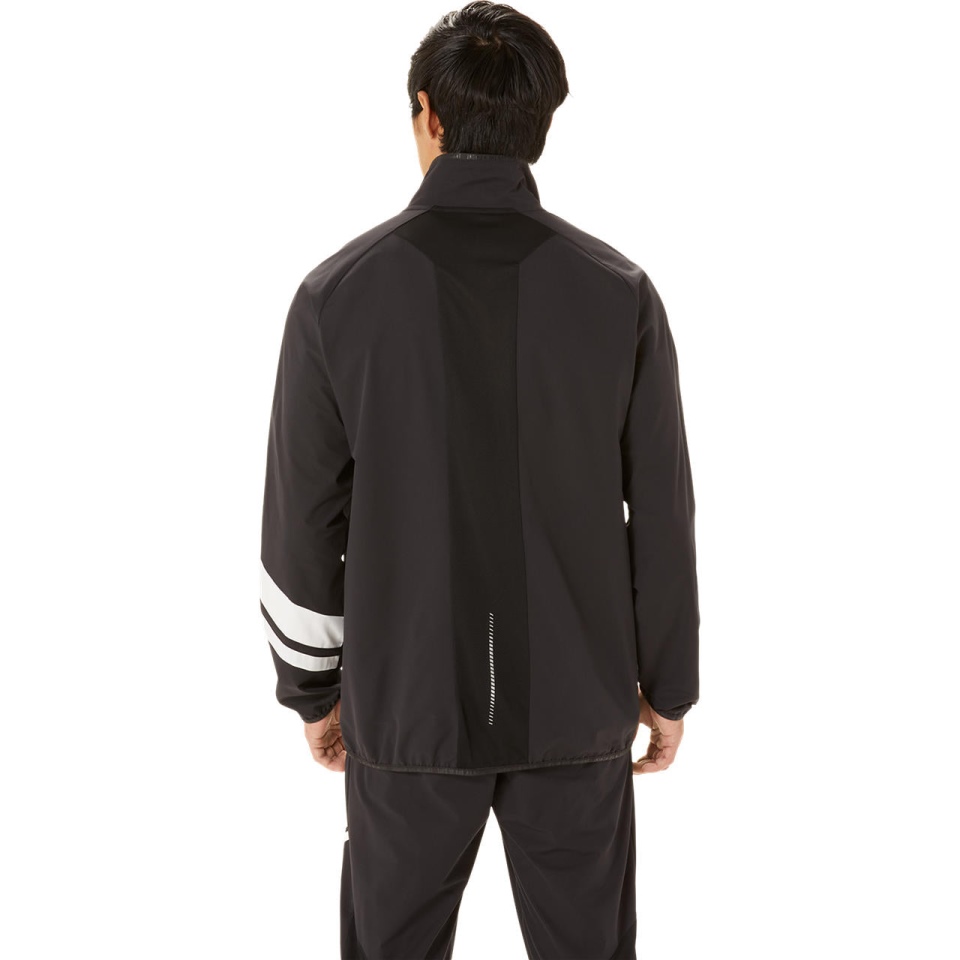 Black Asics LIMO CLOTH FZ JACKET