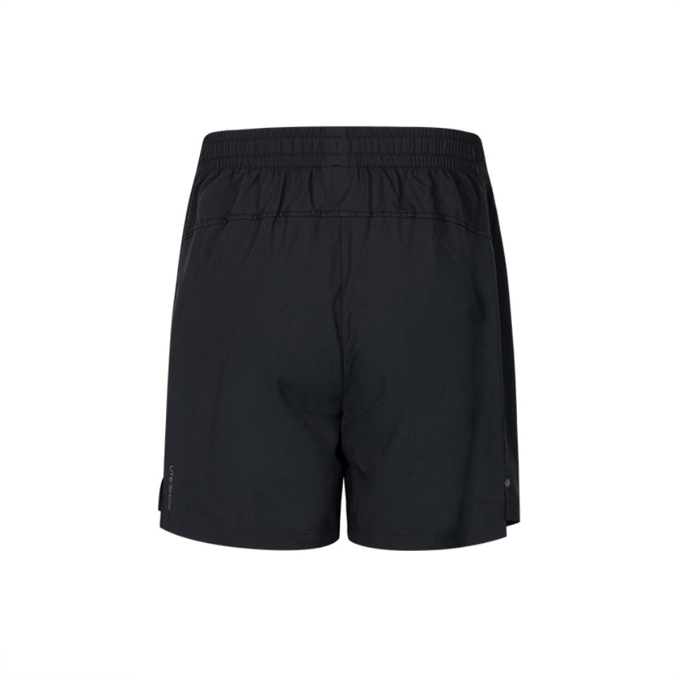 Black Asics LITE-SHOW 5IN SHORTS