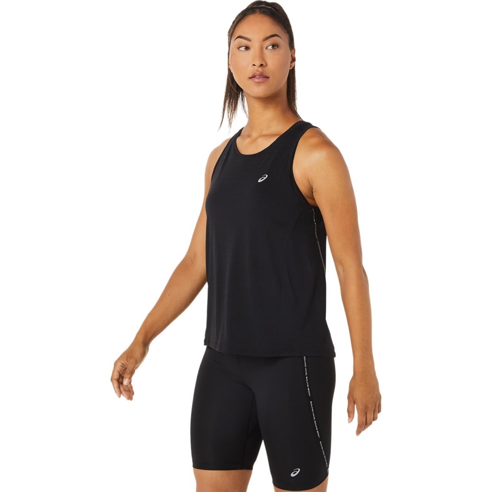 Black Asics RACE TANK WOMEN EASTERN