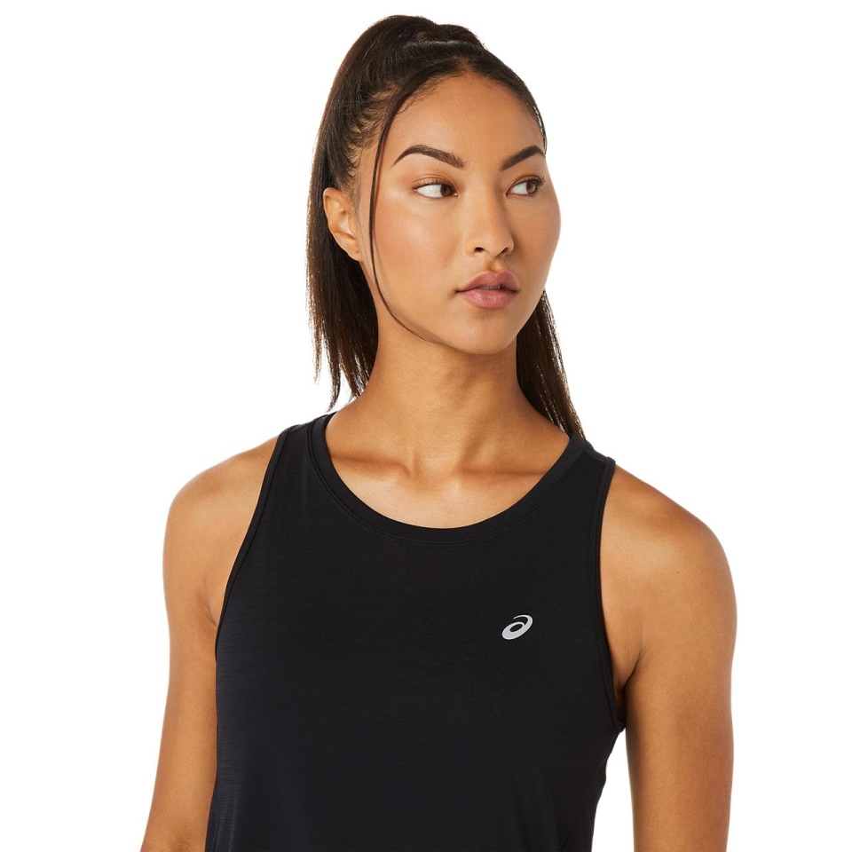 Black Asics RACE TANK WOMEN EASTERN