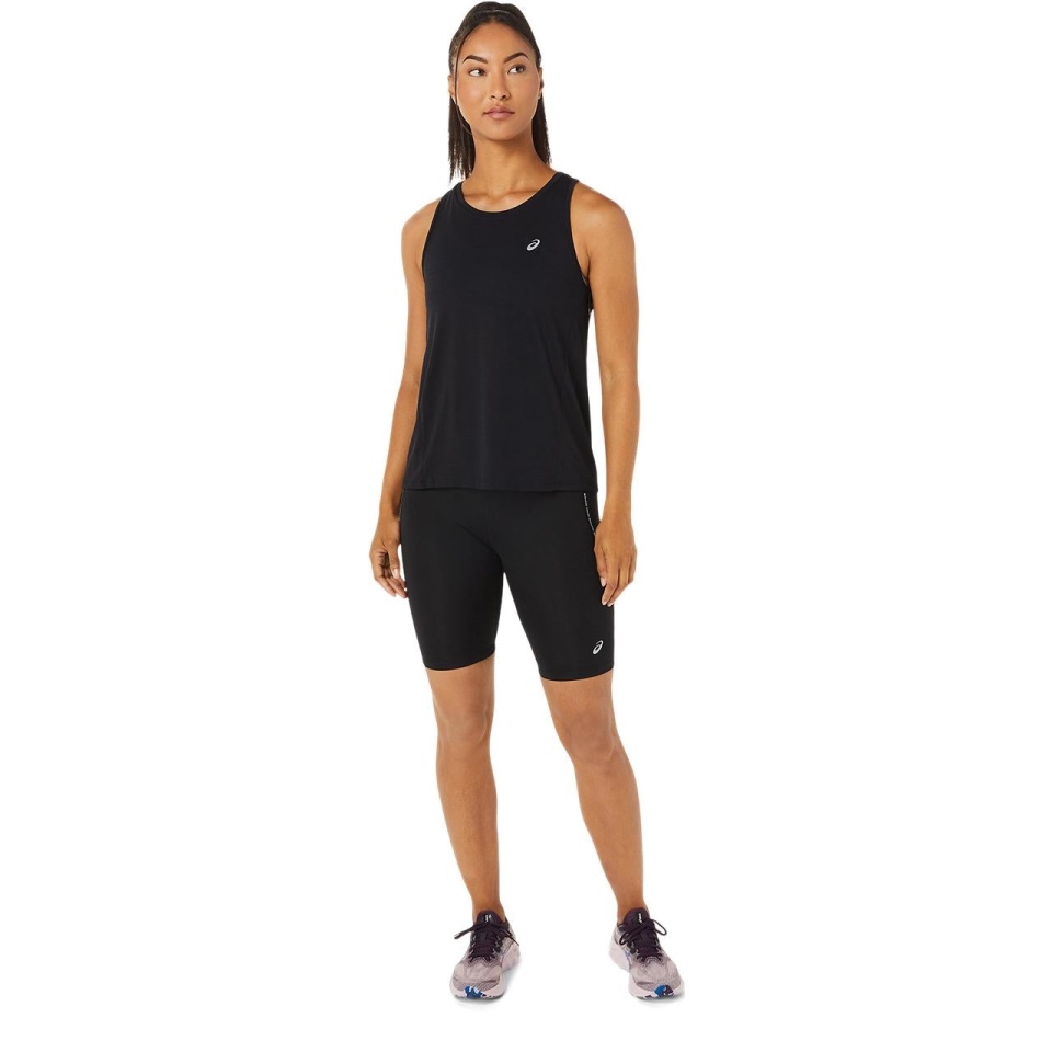 Black Asics RACE TANK WOMEN EASTERN