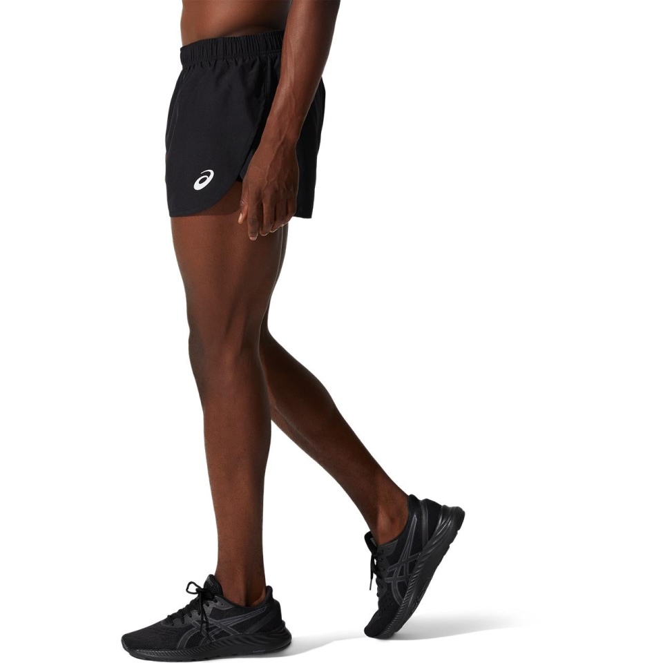 Black Asics SILVER SPLIT SHORT MEN WESTERN