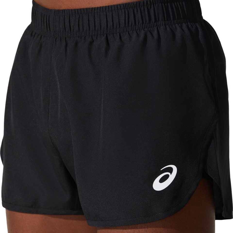 Black Asics SILVER SPLIT SHORT MEN WESTERN