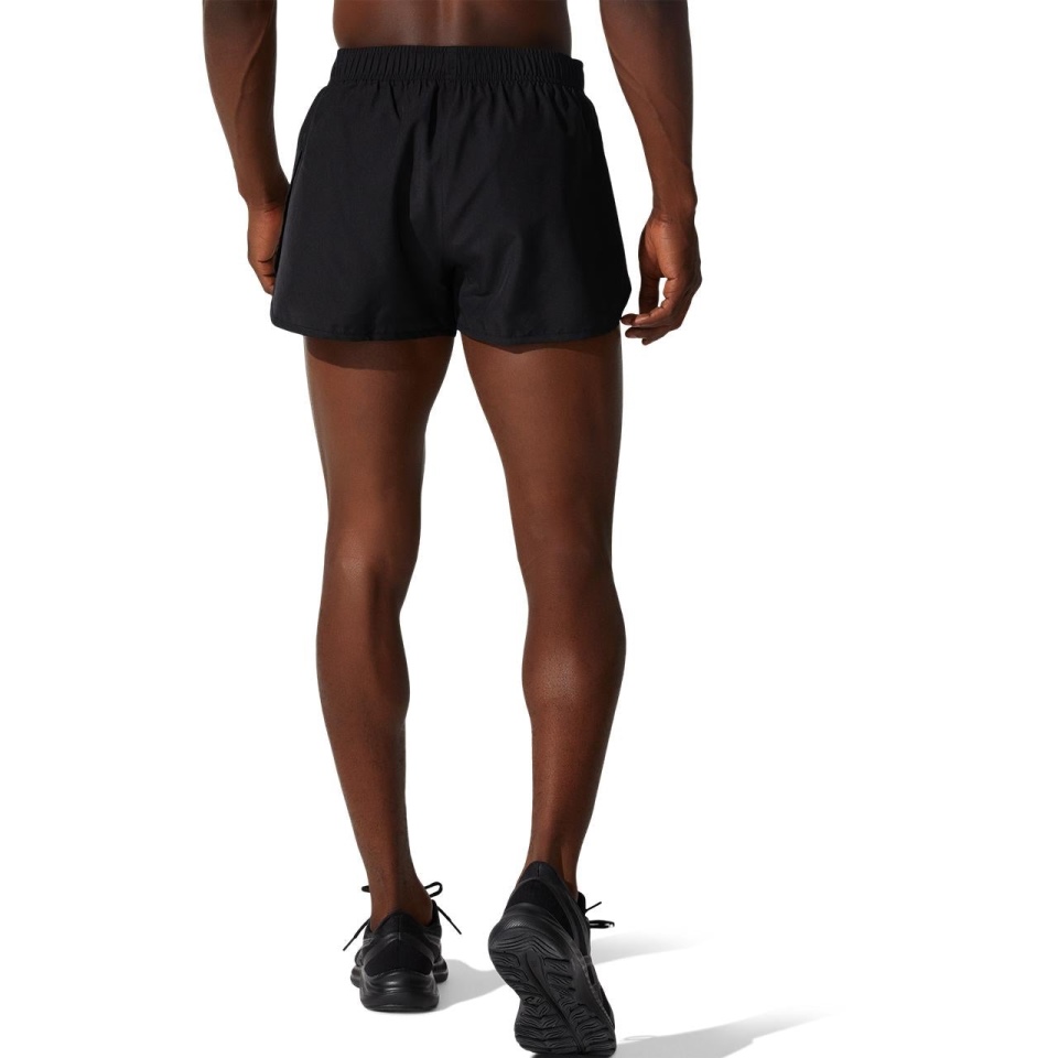 Black Asics SILVER SPLIT SHORT MEN WESTERN