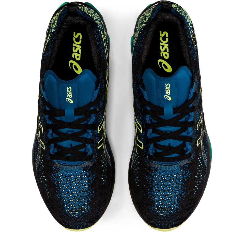 Black-Glow yellow Asics GEL-KINSEI BLAST