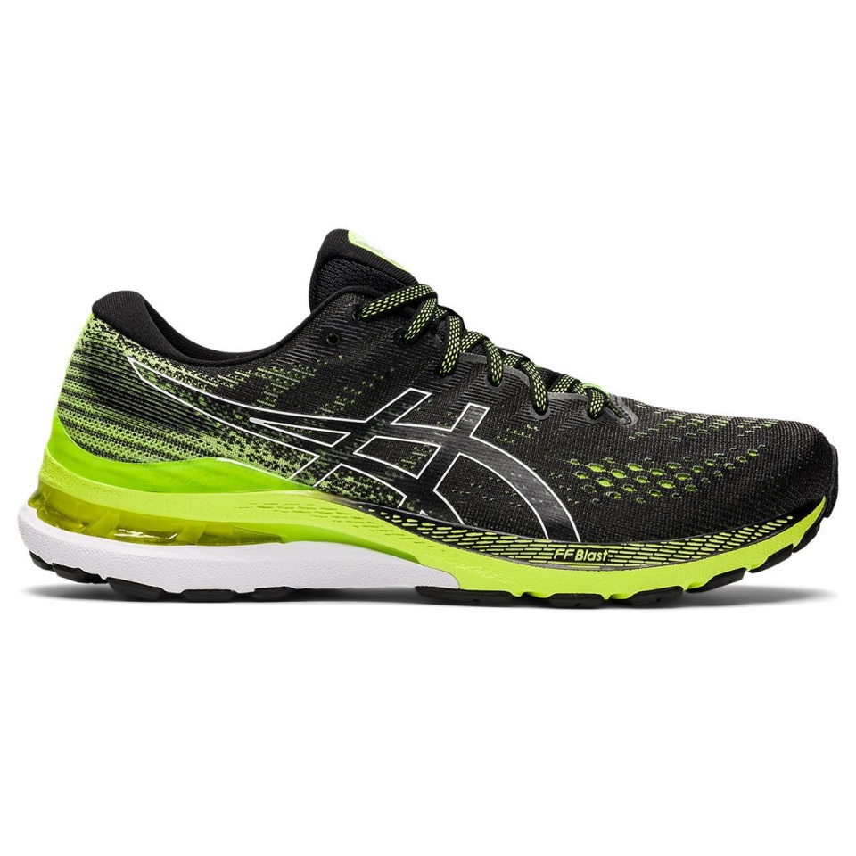 Black-Hazard green Asics GEL-KAYANO 28