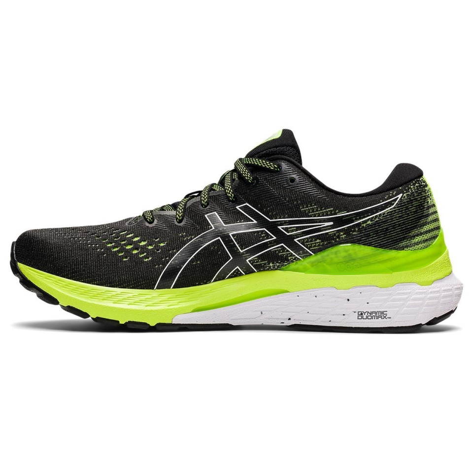 Black-Hazard green Asics GEL-KAYANO 28