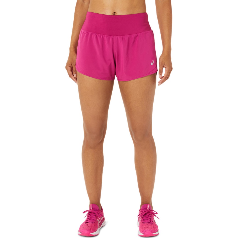 Fuchsia Asics ROAD 35IN SHORT WOMEN EASTERN