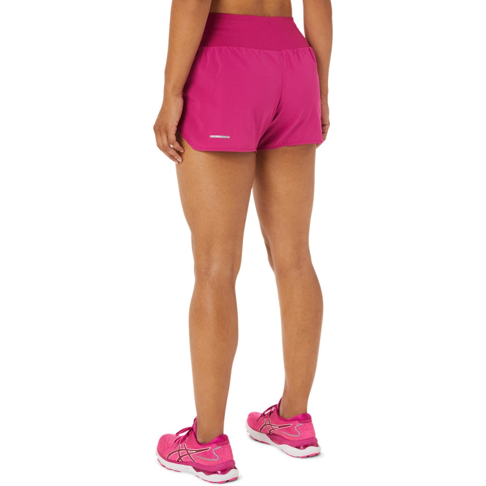 Fuchsia Asics ROAD 35IN SHORT WOMEN EASTERN