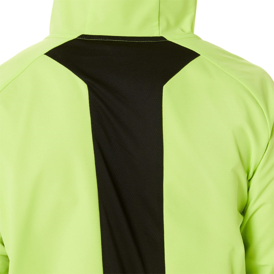 Green Asics LIMO CLOTH HD FZ JACKET