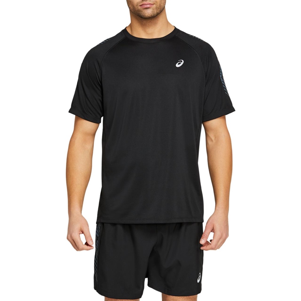 ICON SS TOP MEN EASTERN Asics Black