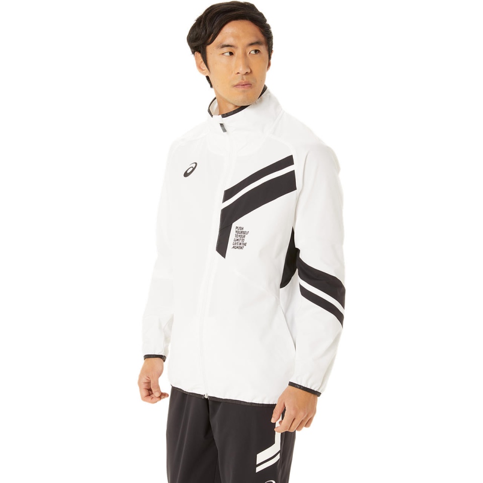 LIMO CLOTH FZ JACKET Asics White