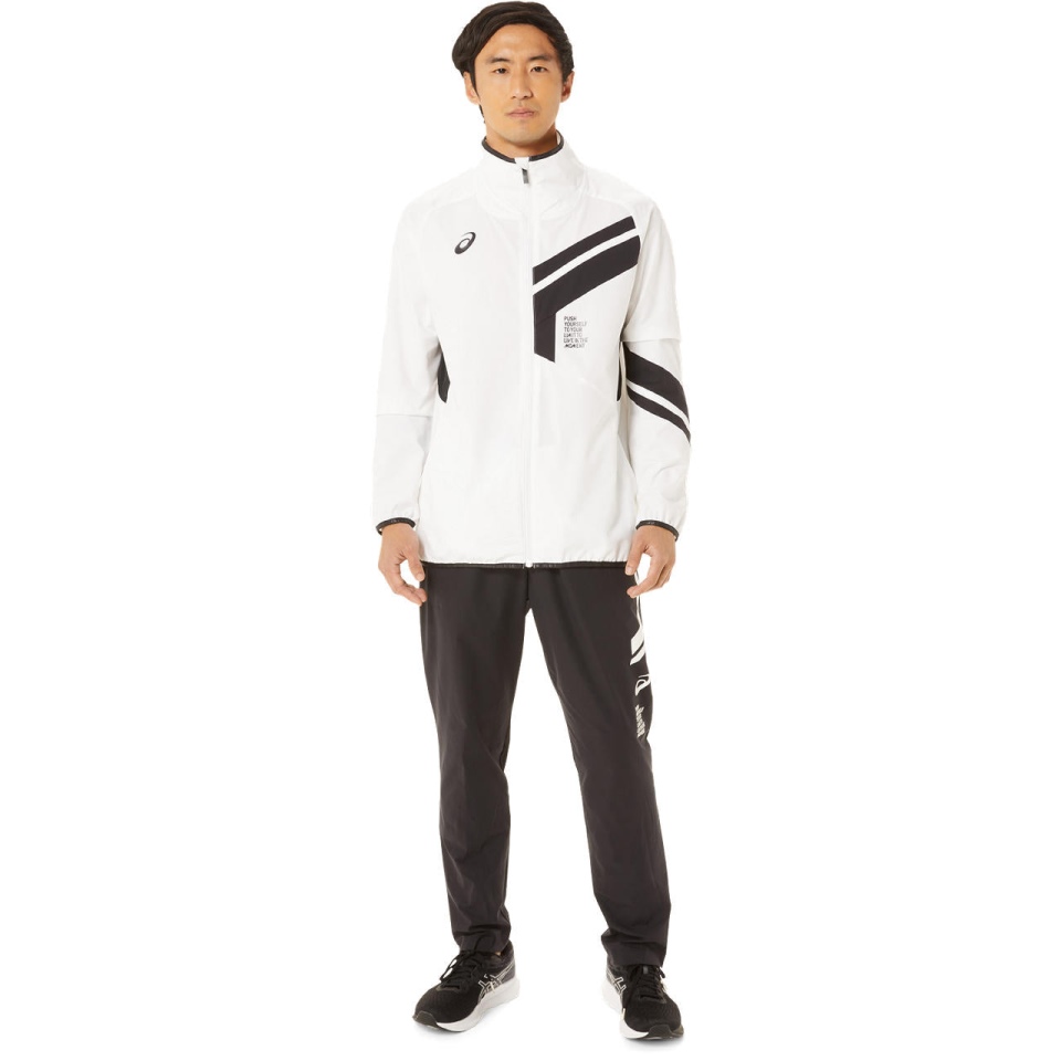 LIMO CLOTH FZ JACKET Asics White