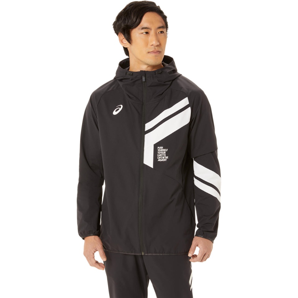 LIMO CLOTH HD FZ JACKET Asics Black