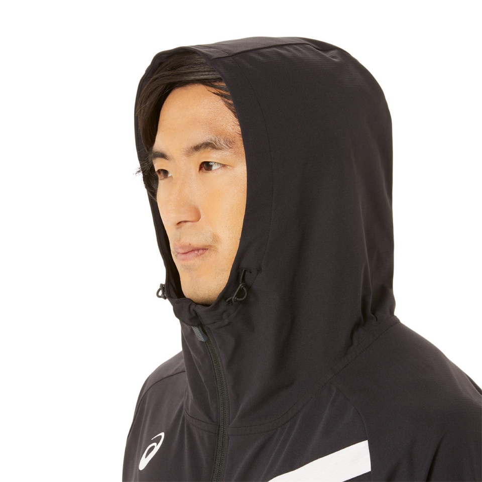 LIMO CLOTH HD FZ JACKET Asics Black