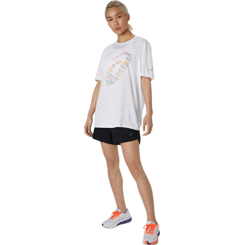 LOGO PRINT SHORT SLEEVES TOP Asics