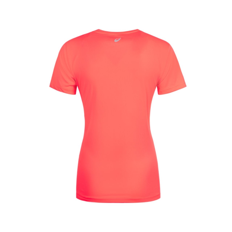 Pink Asics SPIRAL LOGO SHORT SLEEVES TEE