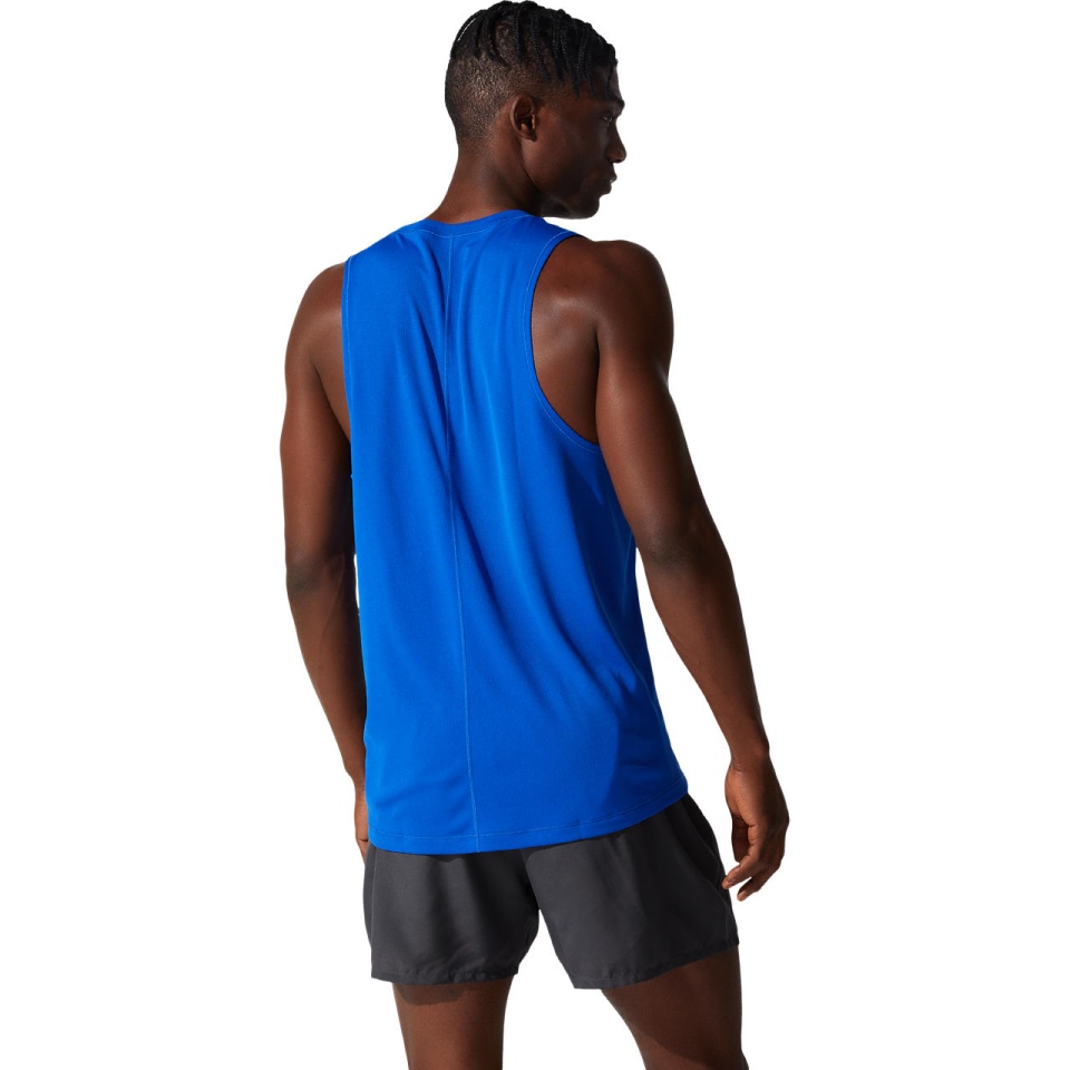 SILVER SINGLET Asics Blue