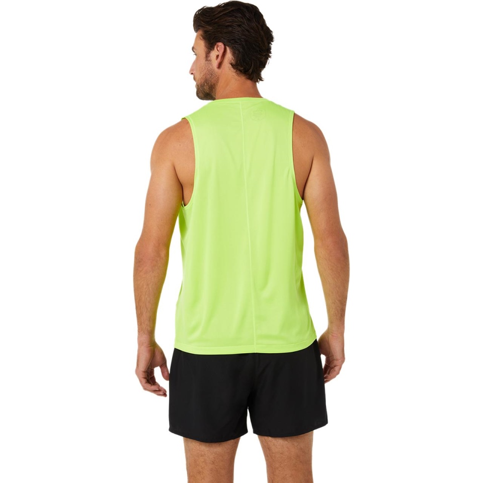 SILVER SINGLET MEN WESTERN Asics Green