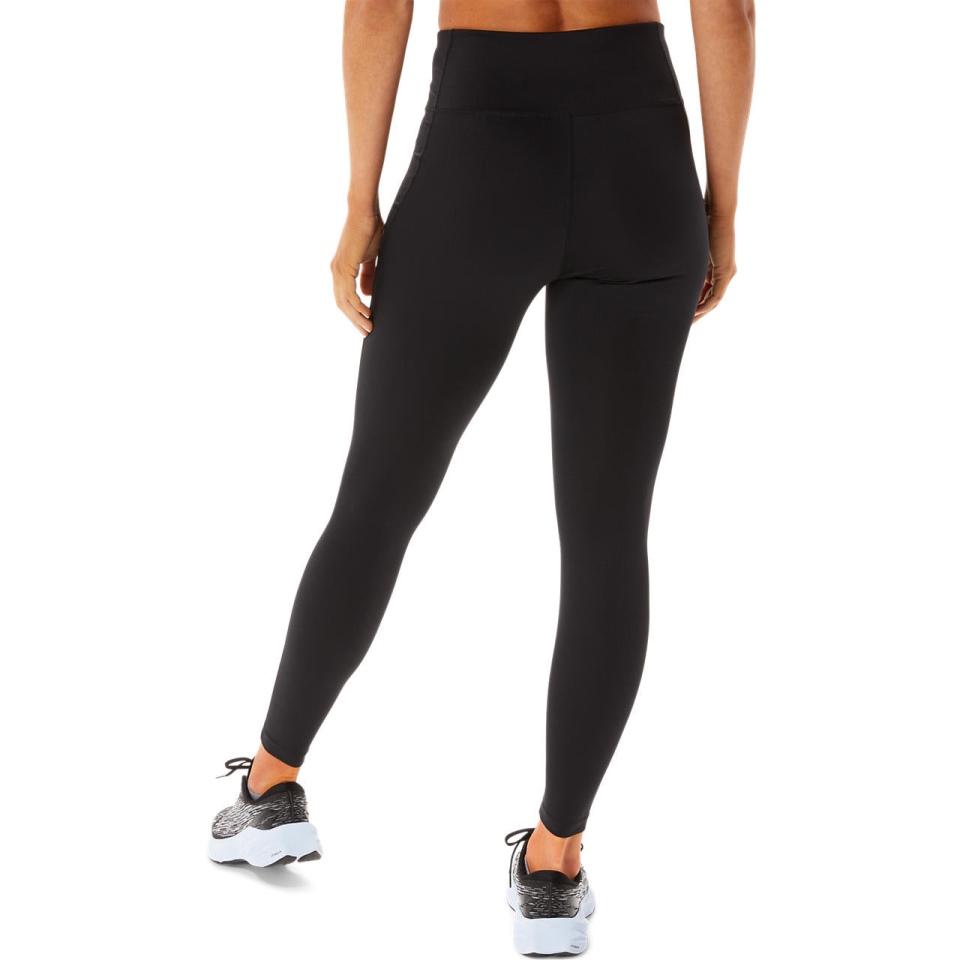 WOMEN LOGO GRAPHIC TIGHT Asics Black