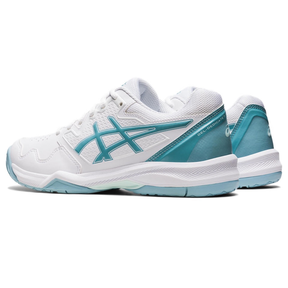 White Asics GEL-DEDICATE 7