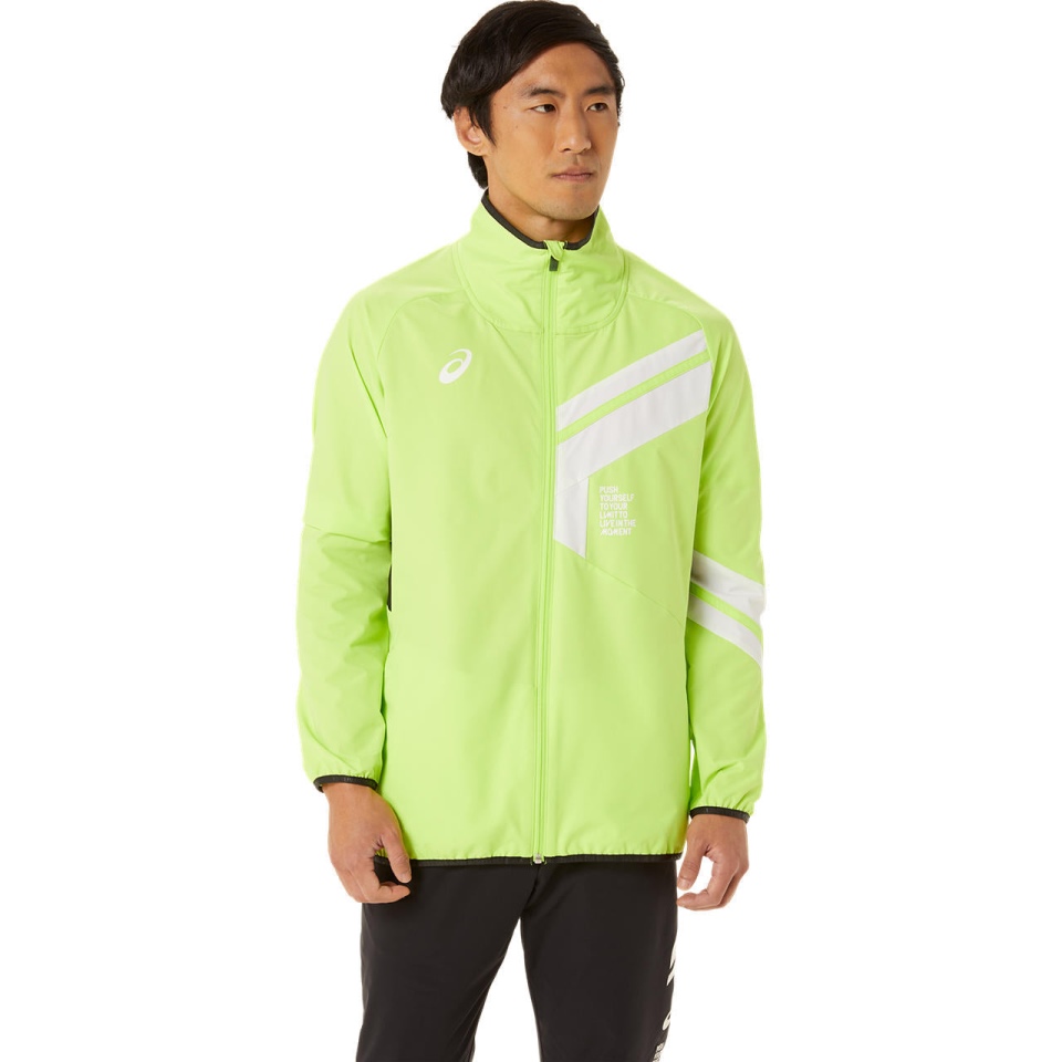 Asics LIMO CLOTH FZ JACKET Green