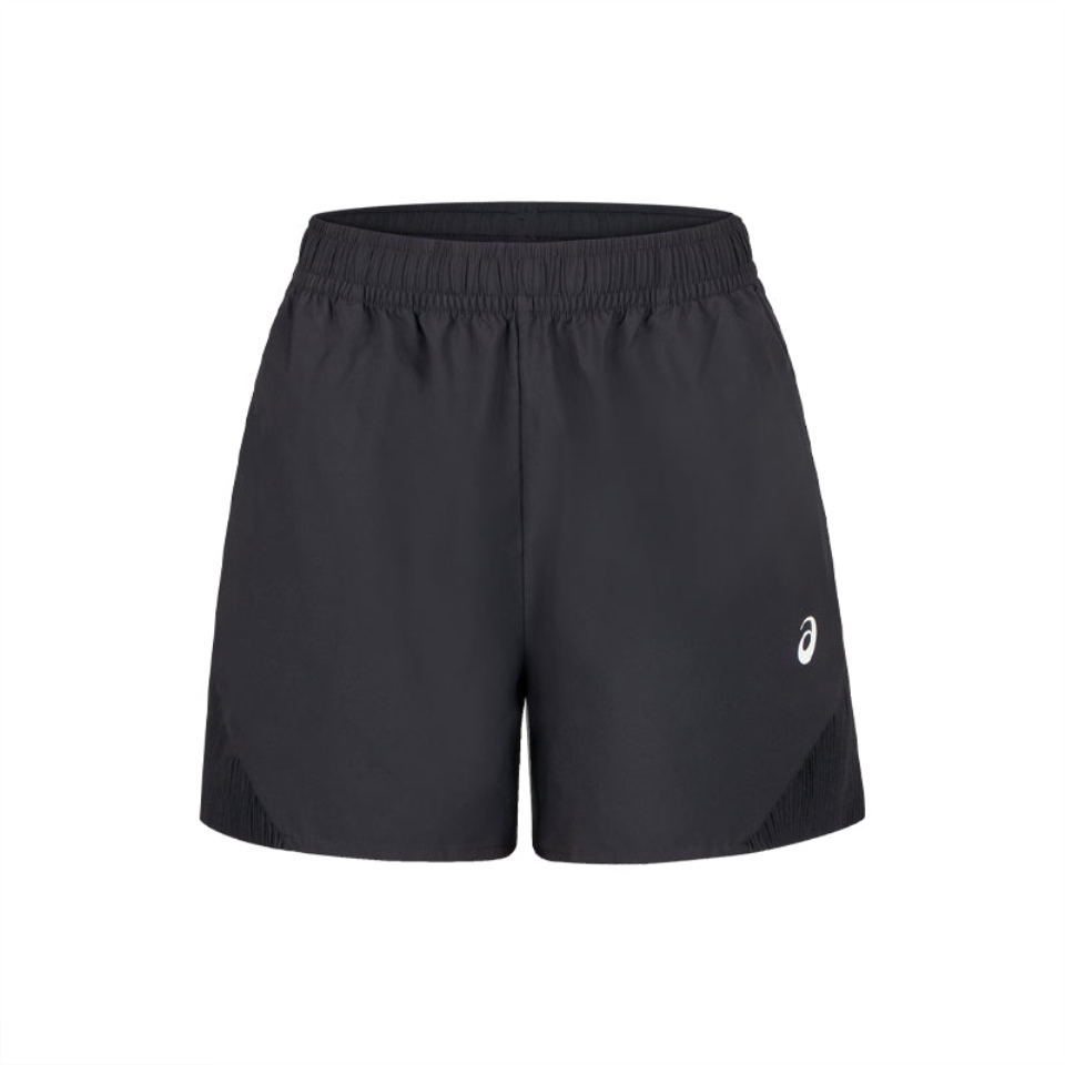 Black Asics LUMINOUS 5IN SHORTS