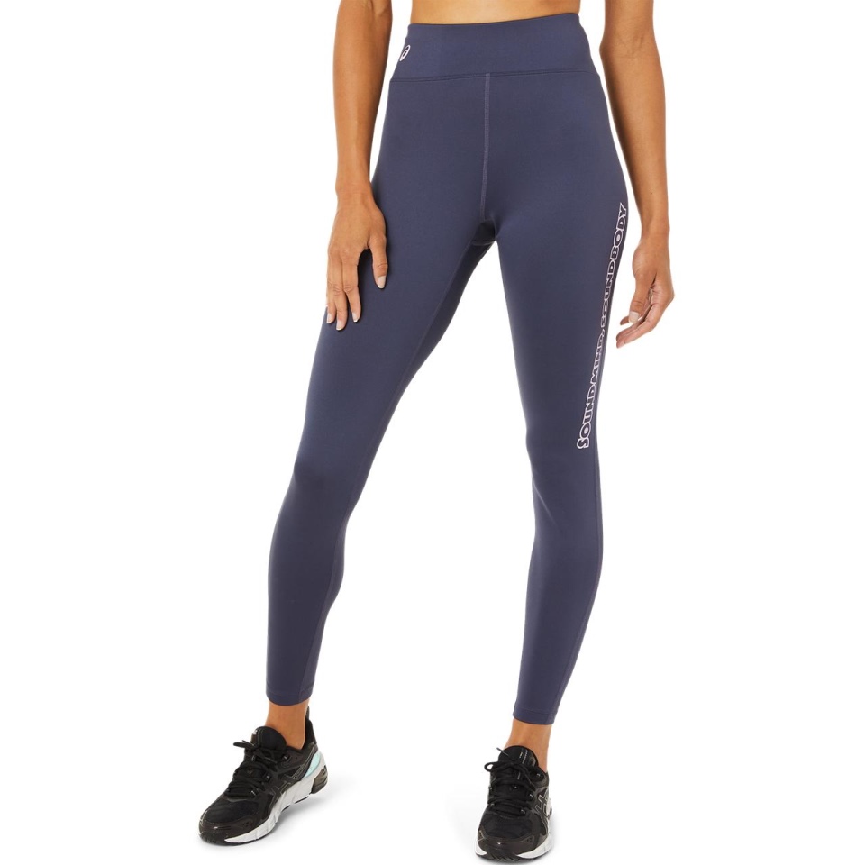 Indigo Asics WOMEN LOGO GRAPHIC TIGHT WOMEN WESTERN