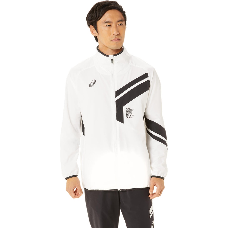 LIMO CLOTH FZ JACKET Asics White